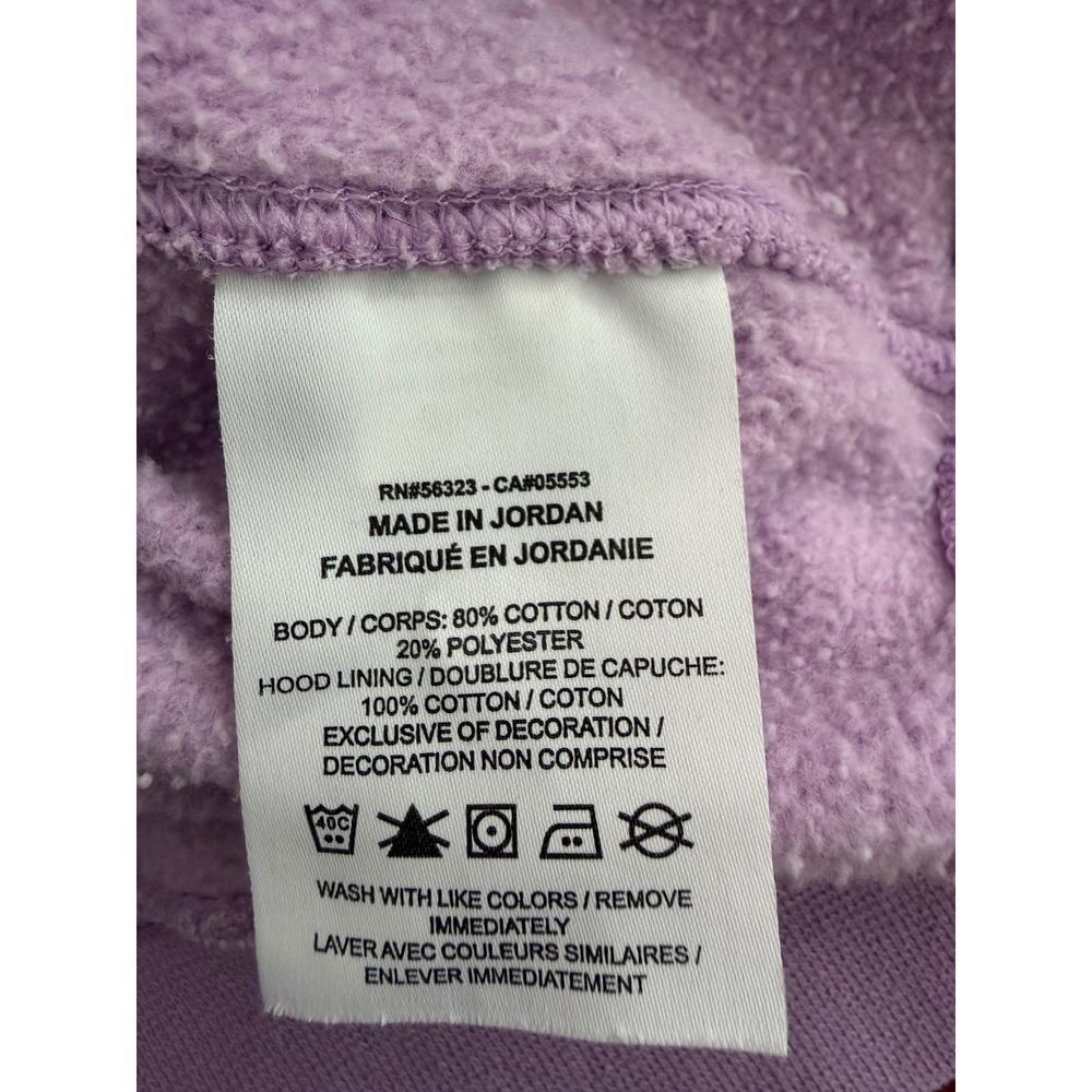 Nike Sportswear Essential Fleece Hoodie Lavender Purple Womens Small BV4124-591 - Picture 5 of 5